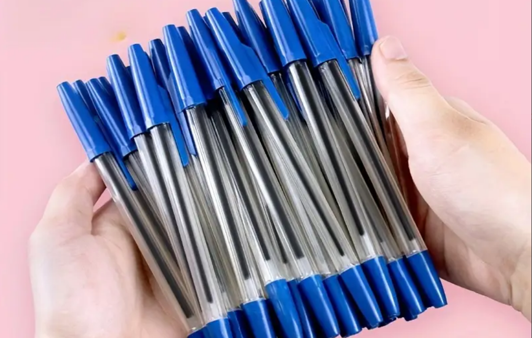 50 Pcs Ball Pen Set ? Smooth Writing, Convenient Storage