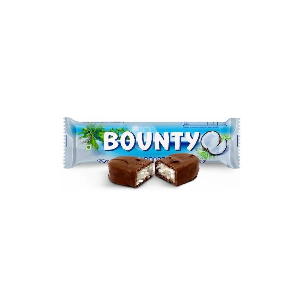 Bounty Chocolate Bars – 2 x 28.5g (57g Total)