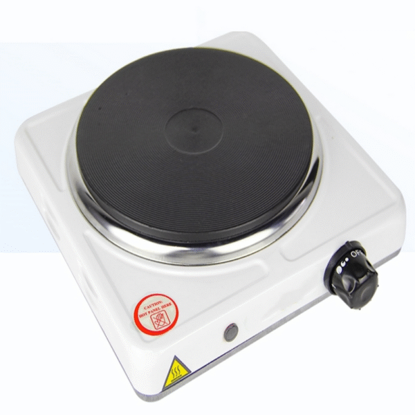 Gsonix Single Solid Hot Plate, 1000W, White