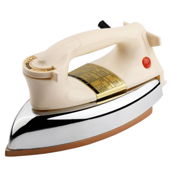 GSONIX - 2kg Heavy Stainless Steel Soleplate Big Clothes Iron Large Electric Dry Iron for Laundry
