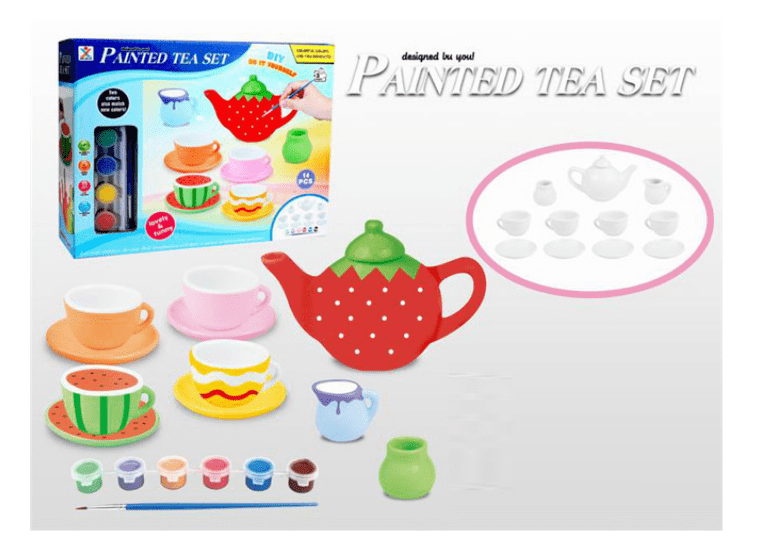 DIY Painted Tea Set for Kids - Unleash Creativity & Host a Tea Party!