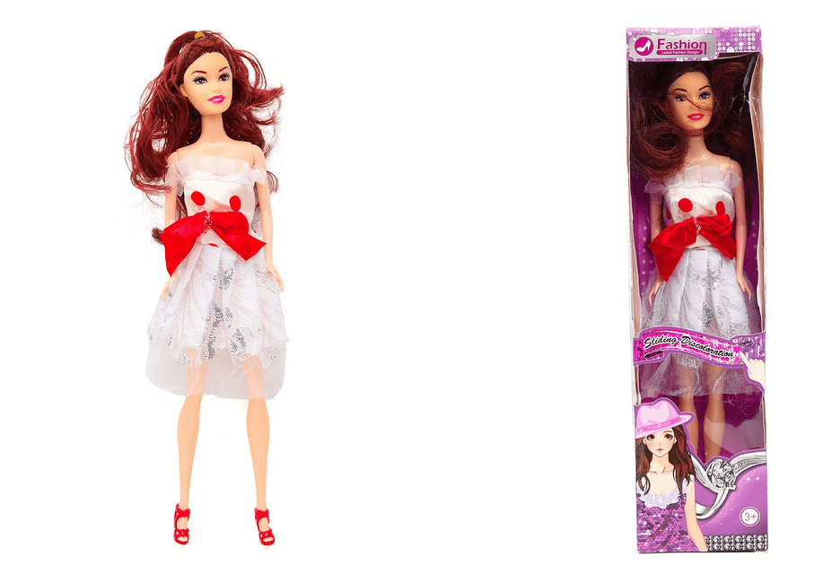 Glamorous 11.5-inch Fashion Doll - Ready for Imaginative Play (Ages 3+)