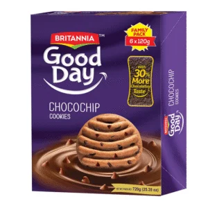 Britannia Good Day Choco Chips Cookies 25.39oz (720g) - Breakfast & Tea Time Snacks - Delicious Grocery Cookies