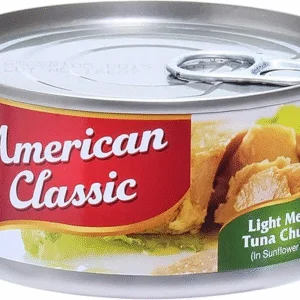 CLASSIC Light Meat Tuna Chunks In Sunflower Oil, 185 gm