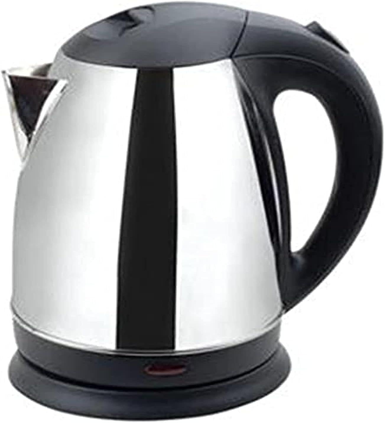 Stainless Steel Electric Kettle 1.5L | 1500W Fast Boil, Auto Shut-Off, Sleek Design | Silver & Black Finish