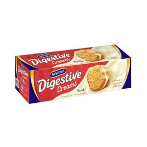 Digestive Cream Vanilla Biscuits – 12 x 40g Pack