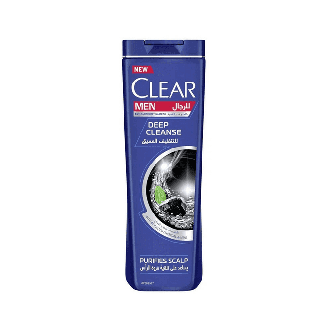 Clear Men's Anti-Dandruff Shampoo Deep Cleanse, 350ml
