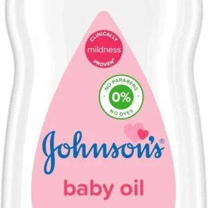 Johnson's Baby Moisturising Oil, ideal for massaging, free from dyes, parabens, phthalates, and alcohol , suitable for sensitive skin, 500ml