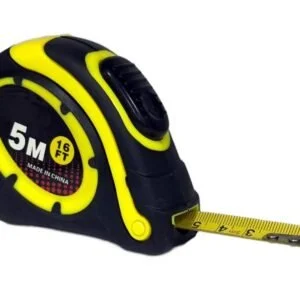 Short Tape Measure, 5m/16' x 19mm Measuring Tape - Durable Steel Tape Measure with Auto Lock