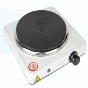 Gsonix Single Solid Hot Plate, 1000W, White